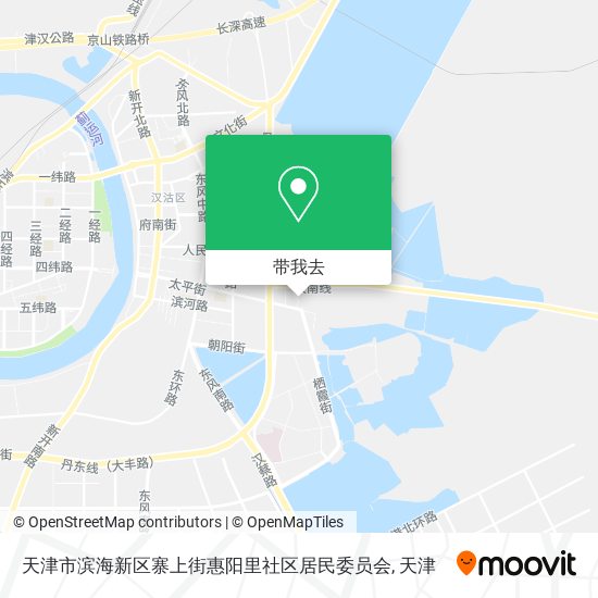 天津市滨海新区寨上街惠阳里社区居民委员会地图