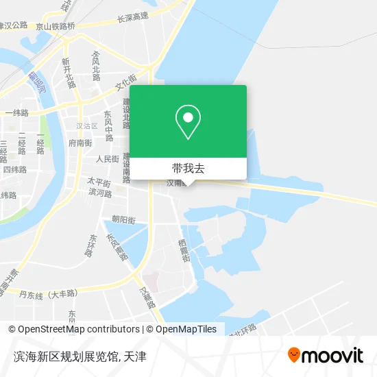 滨海新区规划展览馆地图