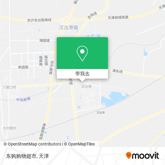东购购物超市地图
