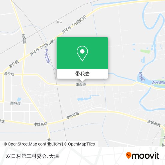 双口村第二村委会地图