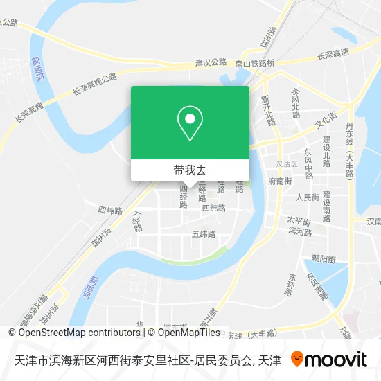 天津市滨海新区河西街泰安里社区-居民委员会地图