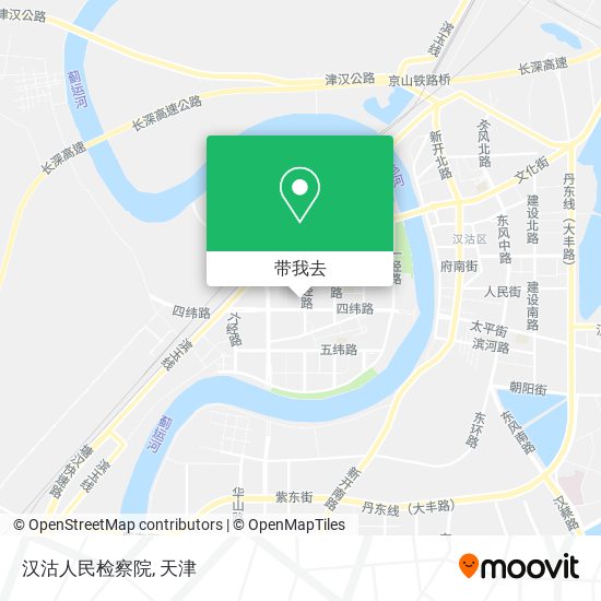 汉沽人民检察院地图