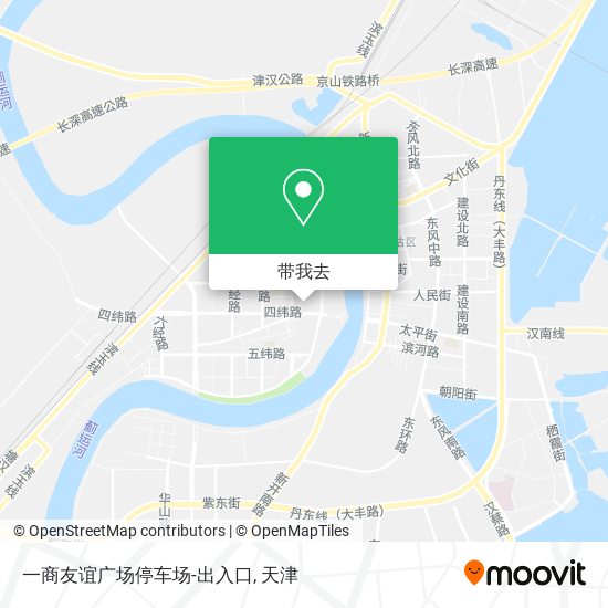 一商友谊广场停车场-出入口地图