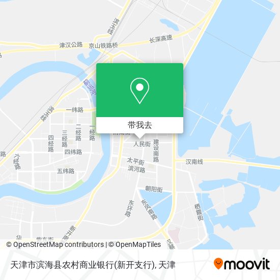 天津市滨海县农村商业银行(新开支行)地图