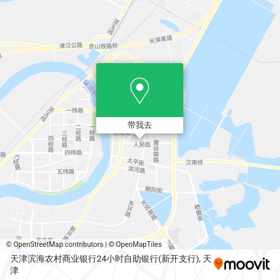天津滨海农村商业银行24小时自助银行(新开支行)地图