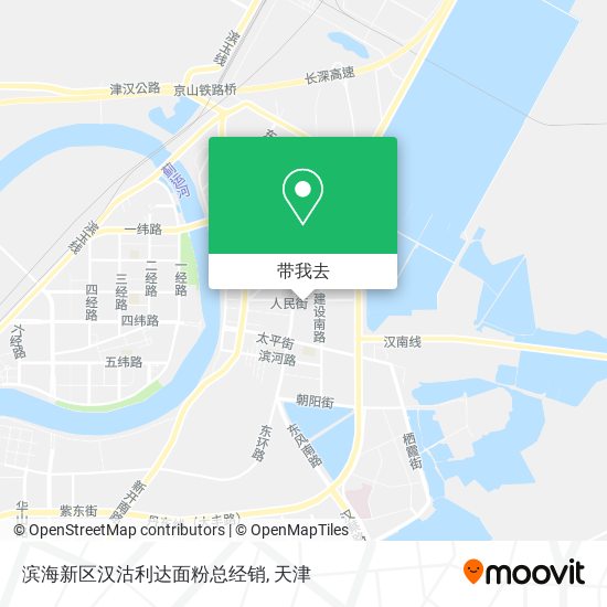 滨海新区汉沽利达面粉总经销地图