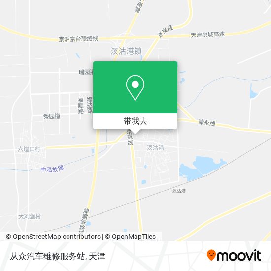 从众汽车维修服务站地图