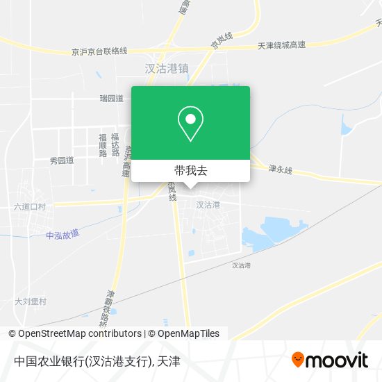 中国农业银行(汊沽港支行)地图