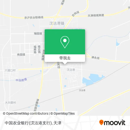 中国农业银行(汊沽港支行)地图