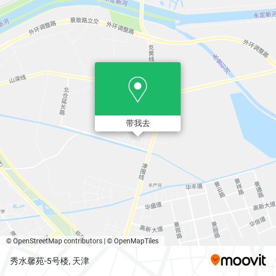 秀水馨苑-5号楼地图