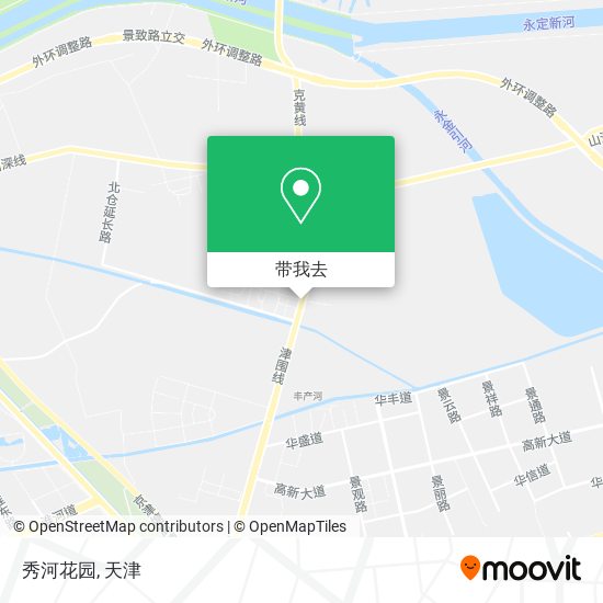秀河花园地图