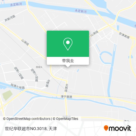 世纪华联超市NO.3018地图