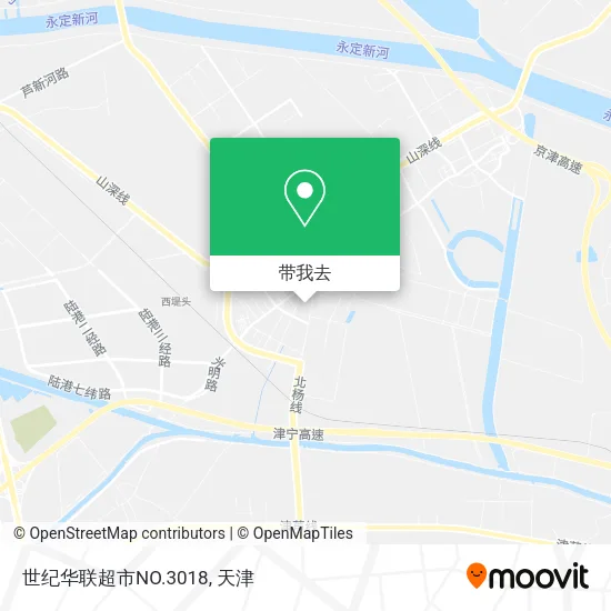世纪华联超市NO.3018地图