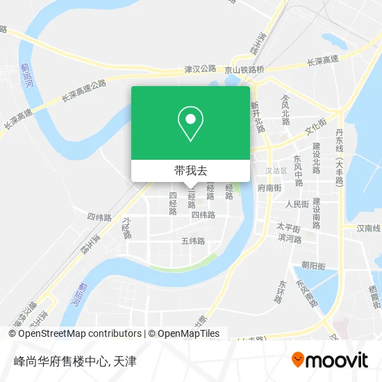 峰尚华府售楼中心地图