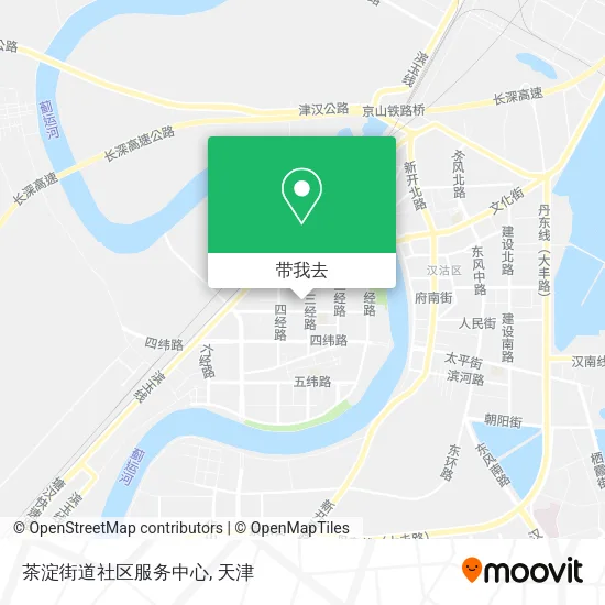 茶淀街道社区服务中心地图