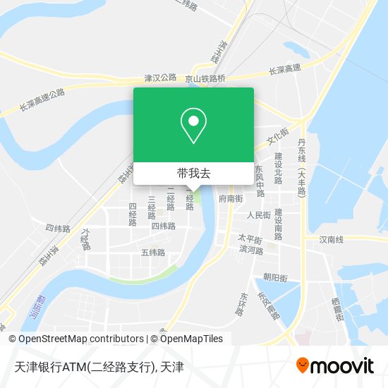 天津银行ATM(二经路支行)地图