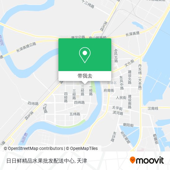 日日鲜精品水果批发配送中心地图
