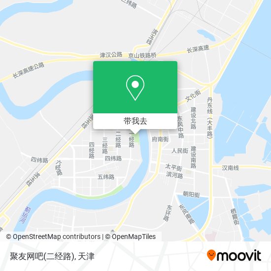 聚友网吧(二经路)地图