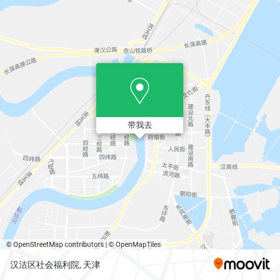 汉沽区社会福利院地图