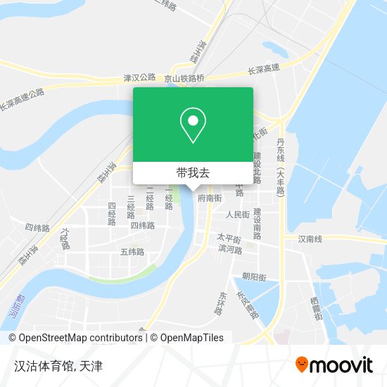汉沽体育馆地图