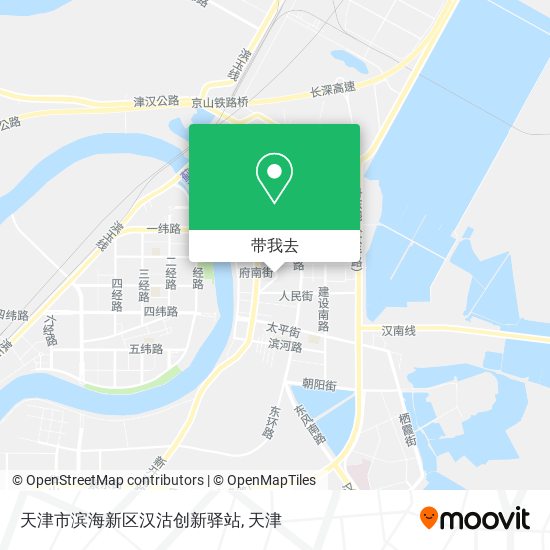 天津市滨海新区汉沽创新驿站地图
