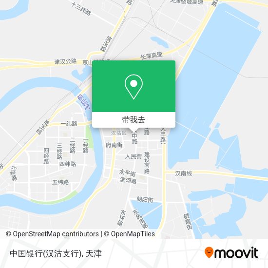 中国银行(汉沽支行)地图