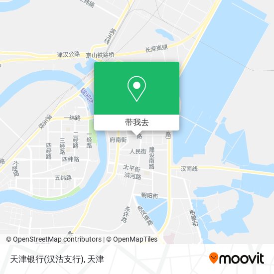 天津银行(汉沽支行)地图