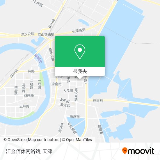 汇金佰休闲浴馆地图