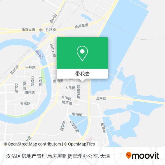 汉沽区房地产管理局房屋租赁管理办公室地图