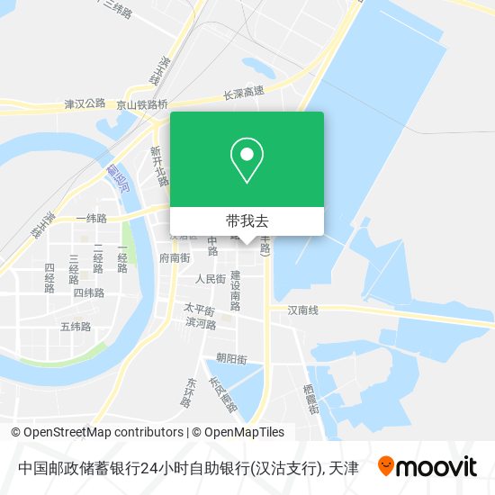 中国邮政储蓄银行24小时自助银行(汉沽支行)地图