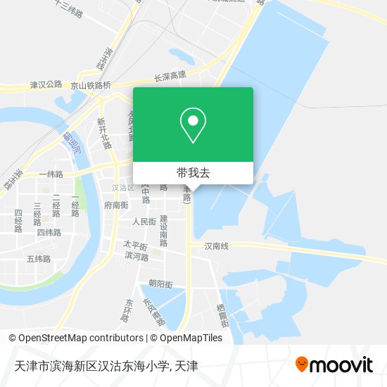 天津市滨海新区汉沽东海小学地图