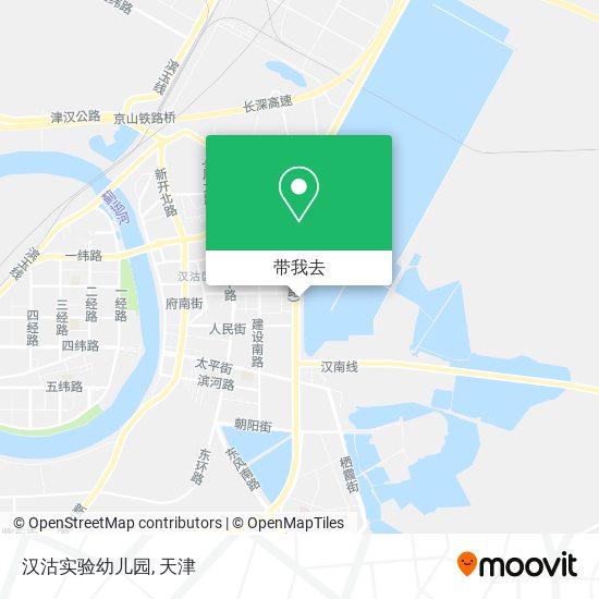汉沽实验幼儿园地图