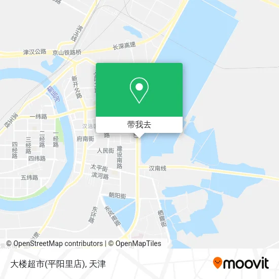 大楼超市(平阳里店)地图