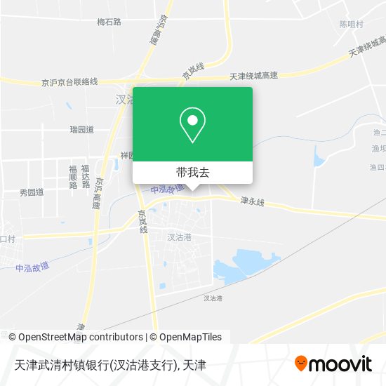 天津武清村镇银行(汊沽港支行)地图