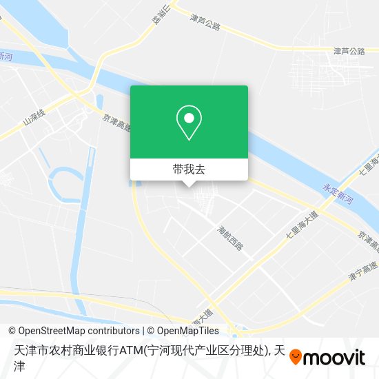 天津市农村商业银行ATM(宁河现代产业区分理处)地图