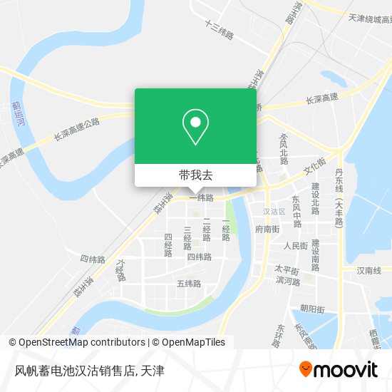 风帆蓄电池汉沽销售店地图