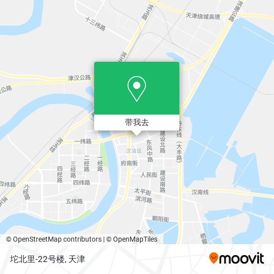 坨北里-22号楼地图