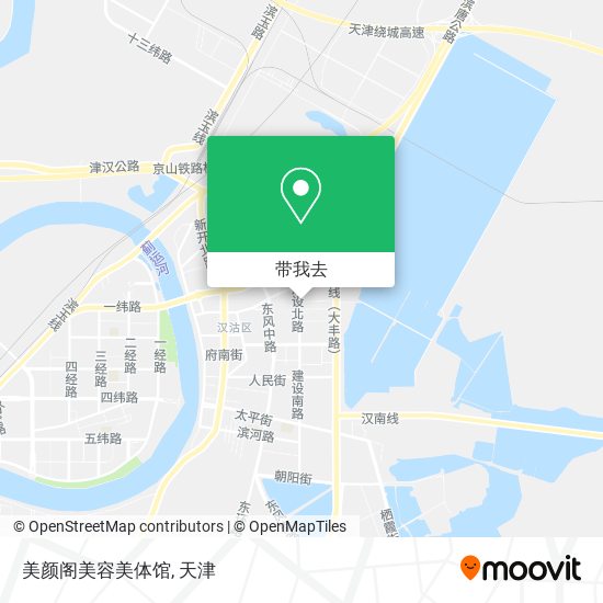美颜阁美容美体馆地图