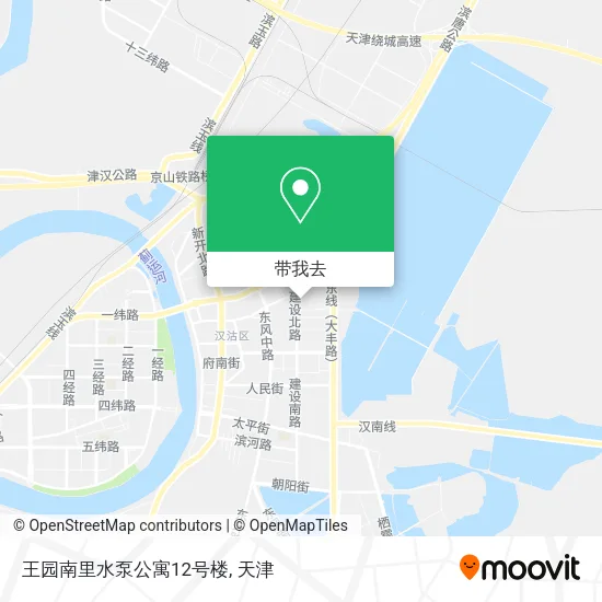 王园南里水泵公寓12号楼地图