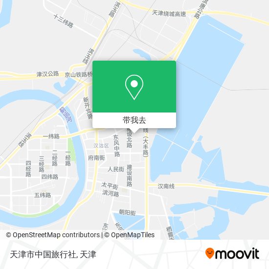 天津市中国旅行社地图