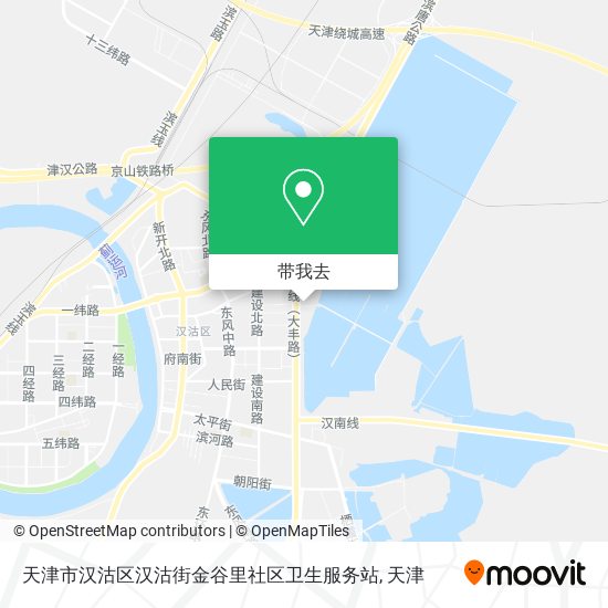 天津市汉沽区汉沽街金谷里社区卫生服务站地图