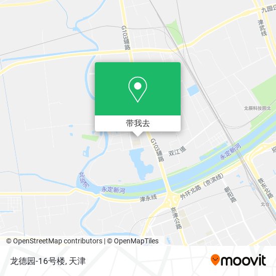 龙德园-16号楼地图