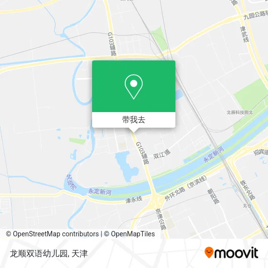 龙顺双语幼儿园地图