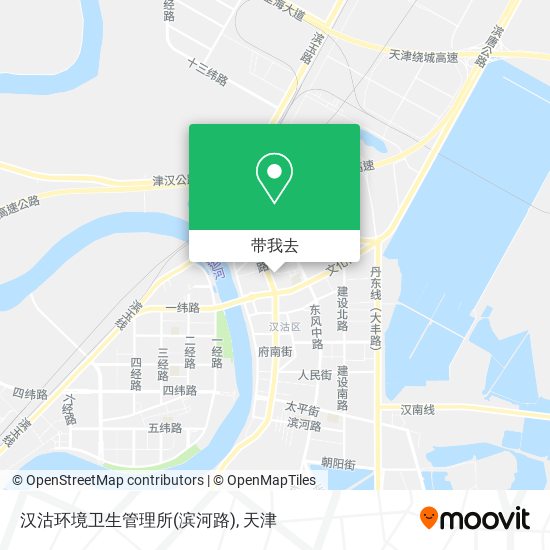 汉沽环境卫生管理所(滨河路)地图