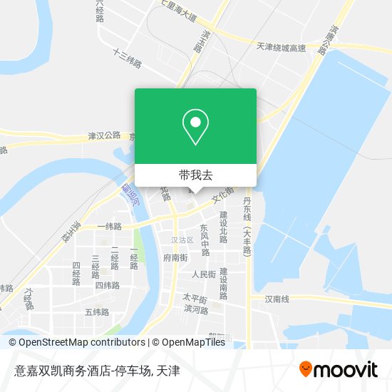 意嘉双凯商务酒店-停车场地图