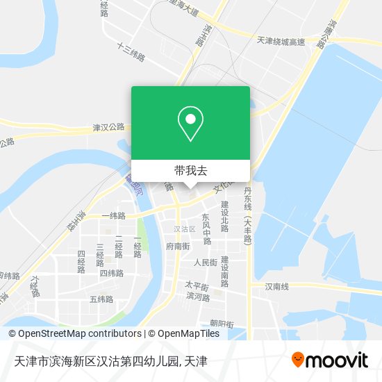 天津市滨海新区汉沽第四幼儿园地图