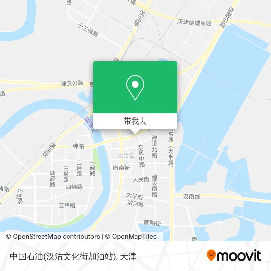 中国石油(汉沽文化街加油站)地图