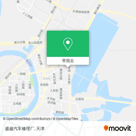 盛越汽车修理厂地图