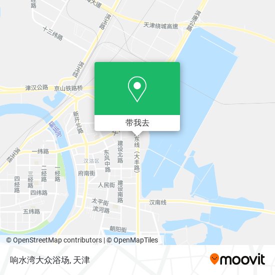 响水湾大众浴场地图
