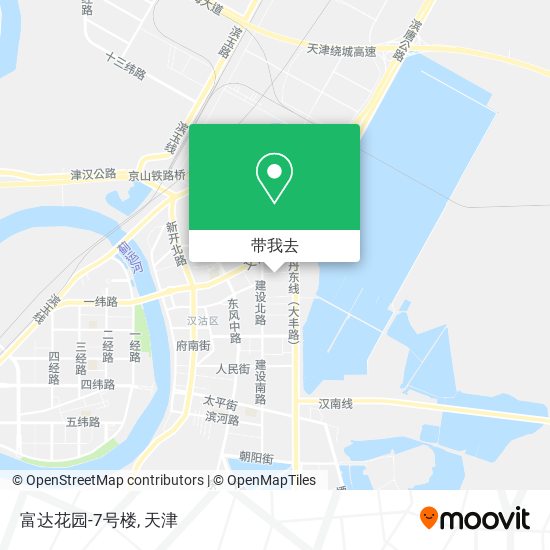富达花园-7号楼地图